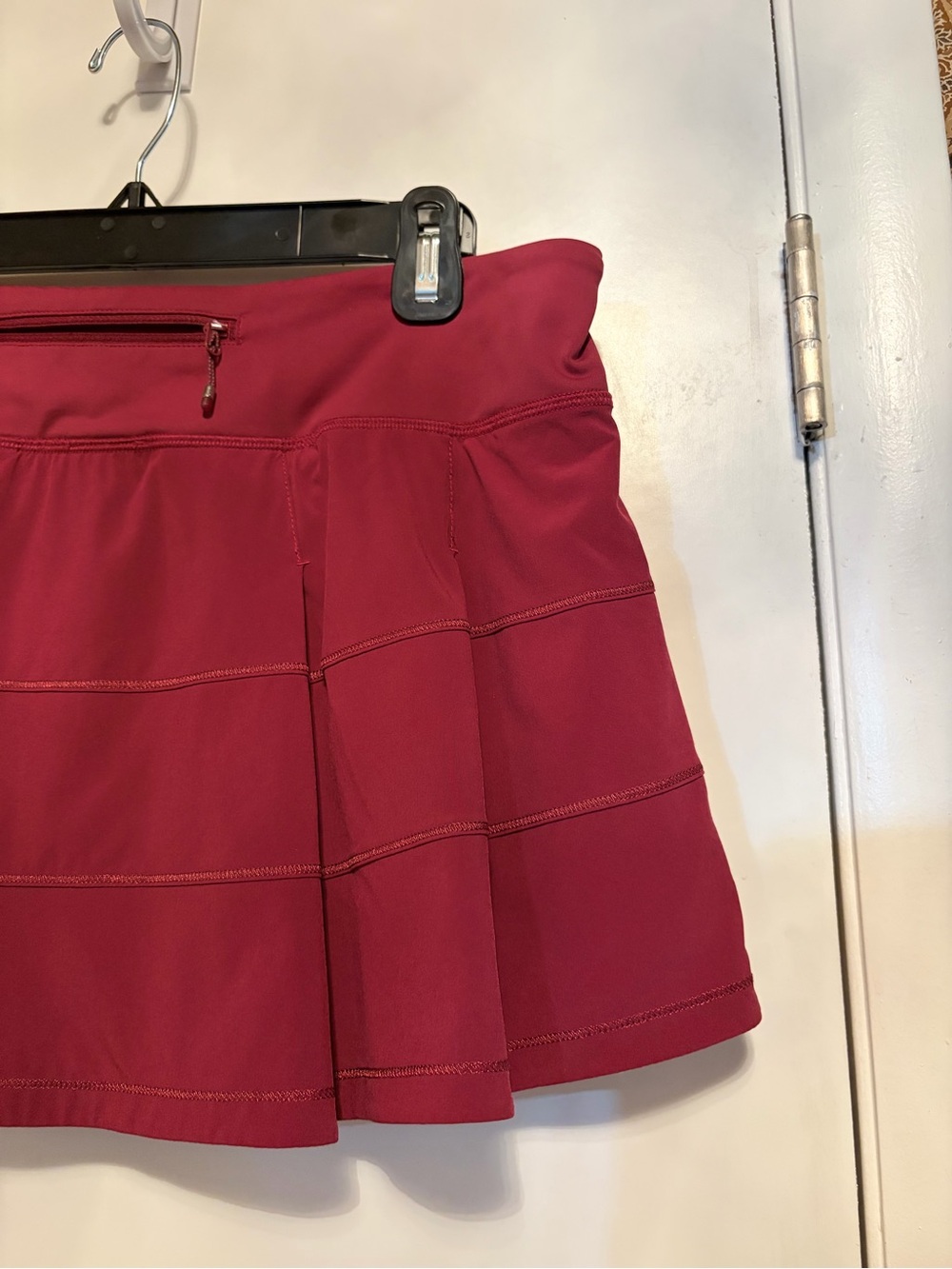 Lululemon Athletic Skort in Deep Wine Red - Picture 8 of 9